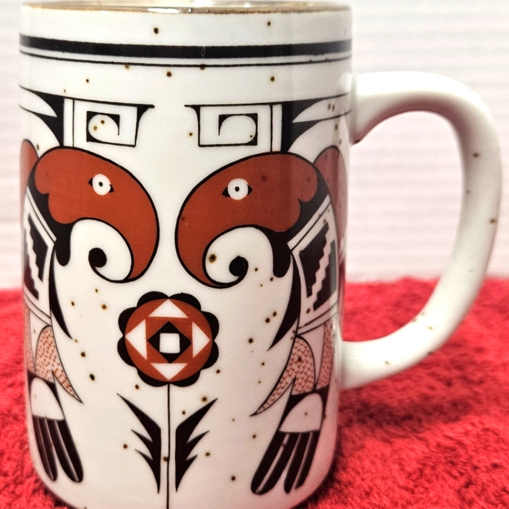 Vintage 1970s Otagiri-Native American Inspired Mug